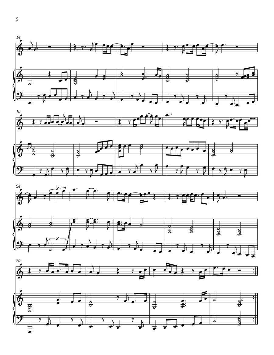 A Whiter Shade Of Pale A Whiter Shade Of Pale Flute scores gallery preview page 2
