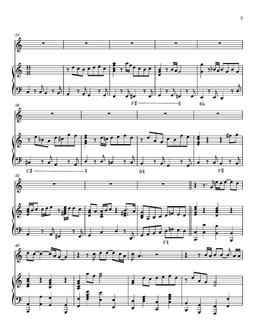 A Whiter Shade Of Pale A Whiter Shade Of Pale Flute scores gallery preview page 3