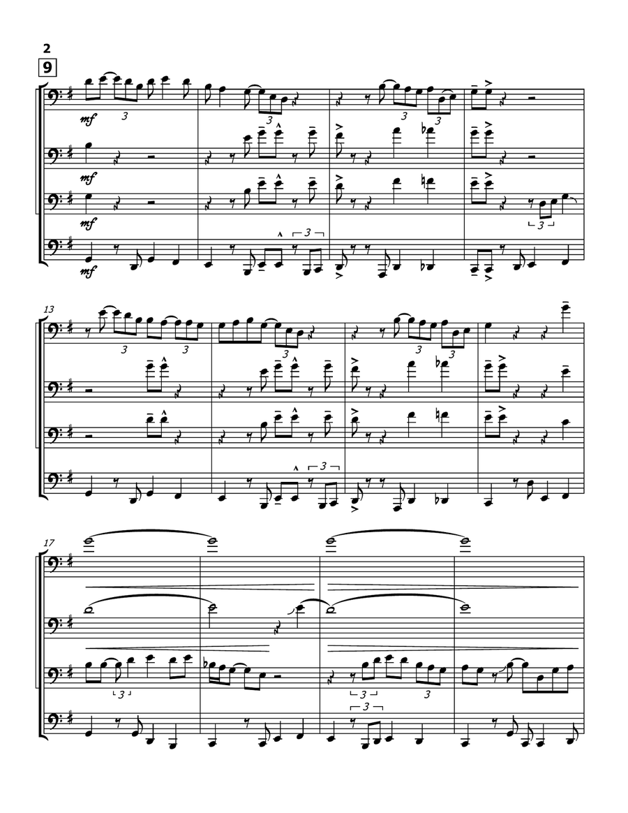 How Sweet It Is (To Be Loved By You) Brass Quartet scores gallery preview page 2