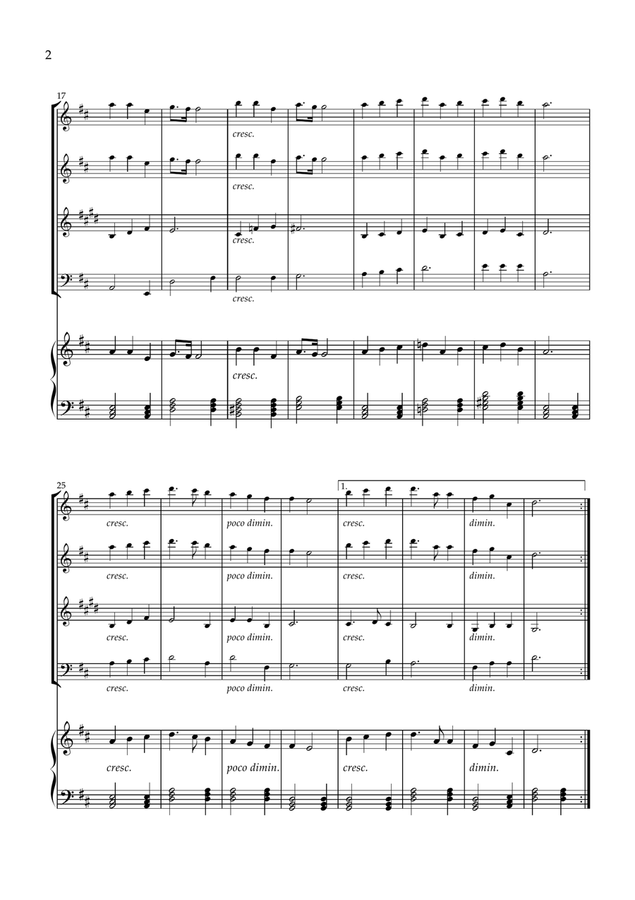 Great Is Thy Faithfulness Small Ensemble scores gallery preview page 2