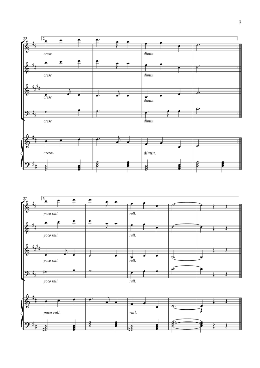 Great Is Thy Faithfulness Small Ensemble scores gallery preview page 3