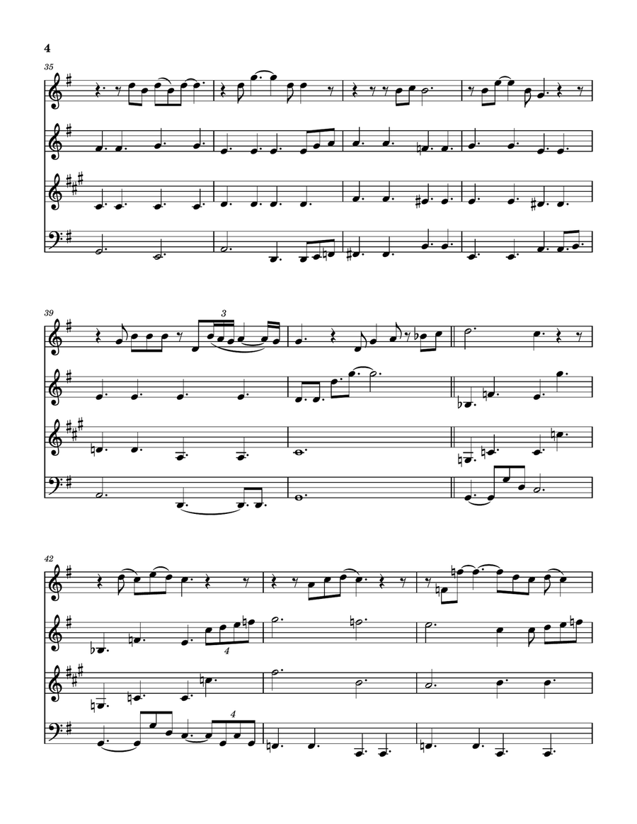 Medley: Hello with Breaking Up Is Hard To Do and Hello Again Woodwind Quartet scores gallery preview page 5