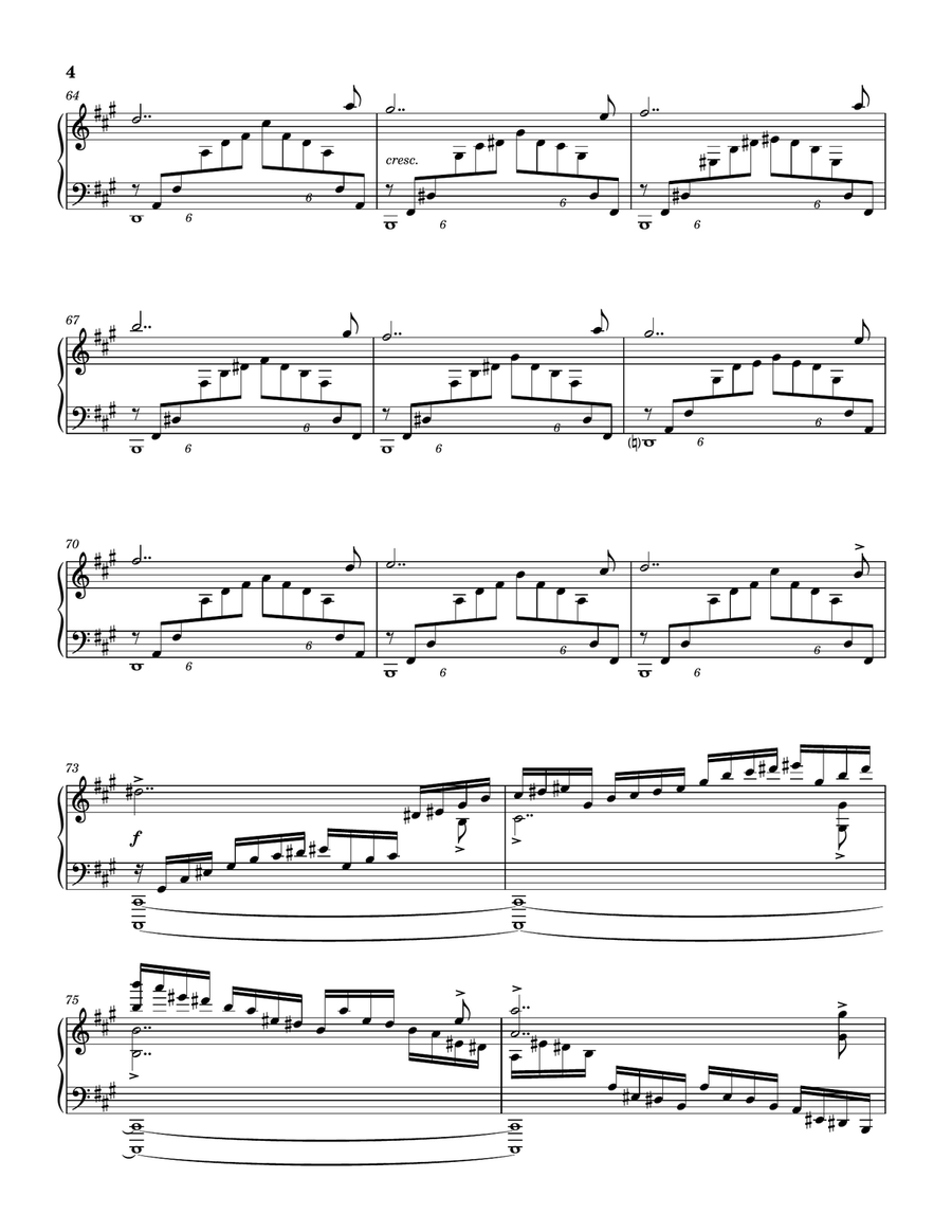 No. 30 in f-sharp minor Piano Solo scores gallery preview page 4