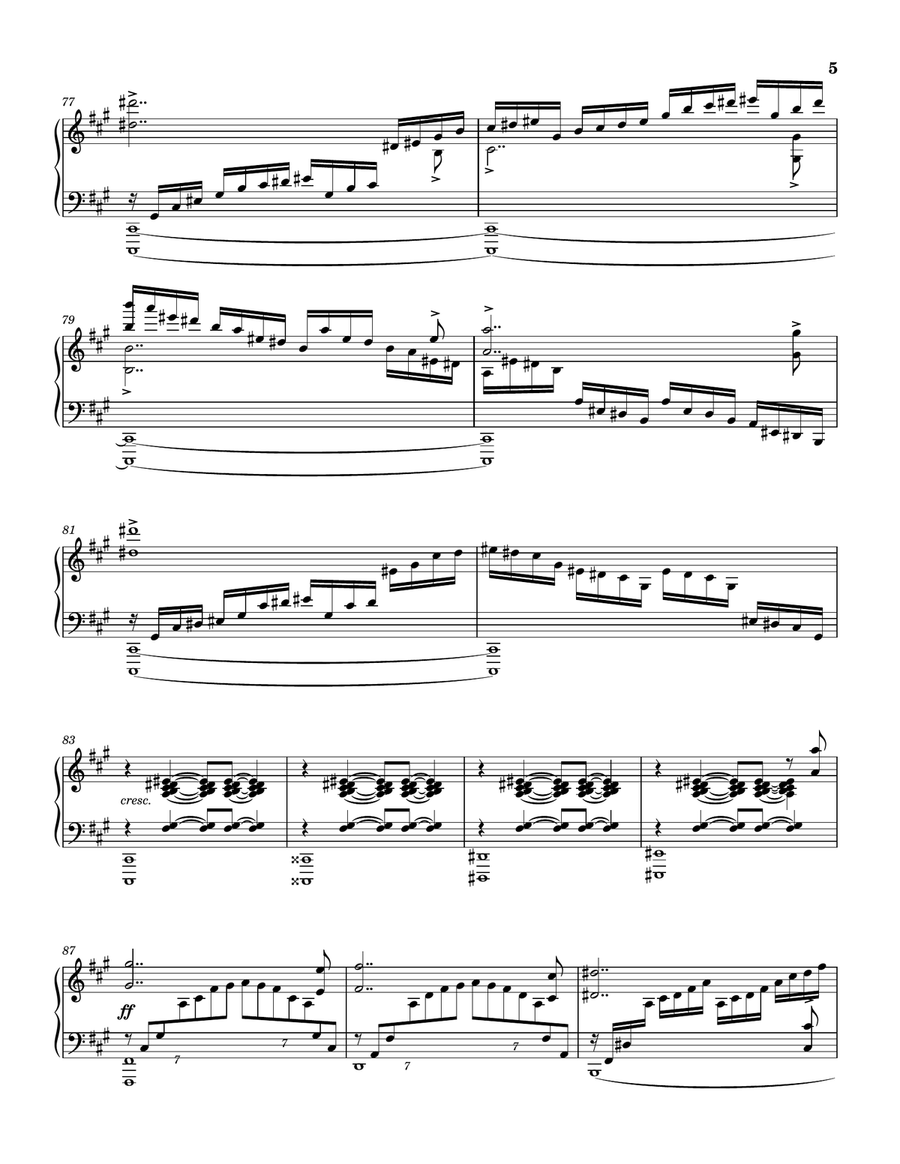 No. 30 in f-sharp minor Piano Solo scores gallery preview page 5