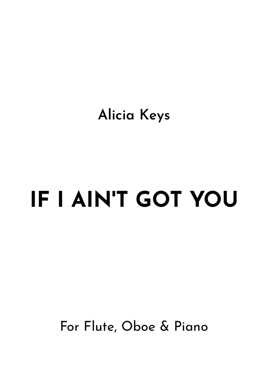 If I Ain't Got You If I Ain't Got You Woodwind Duet scores gallery preview page 1