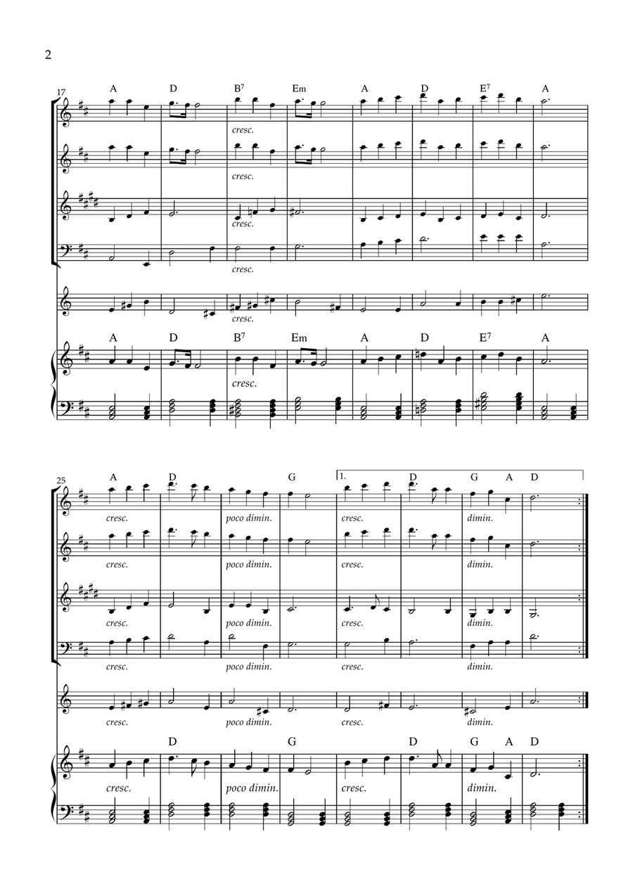 Great Is Thy Faithfulness Small Ensemble scores gallery preview page 2