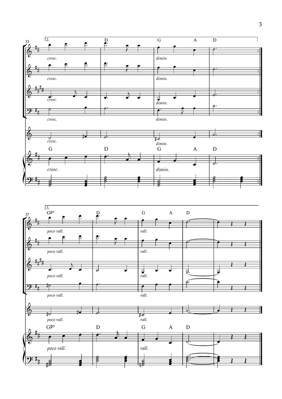 Great Is Thy Faithfulness Small Ensemble scores gallery preview page 3