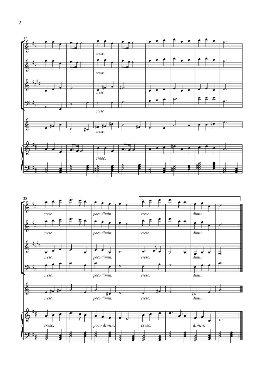 Great Is Thy Faithfulness Small Ensemble scores gallery preview page 2