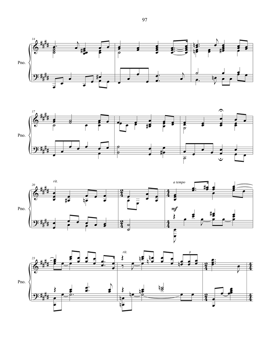 The Great Day of the Lord, piano solo Piano Solo scores gallery preview page 3