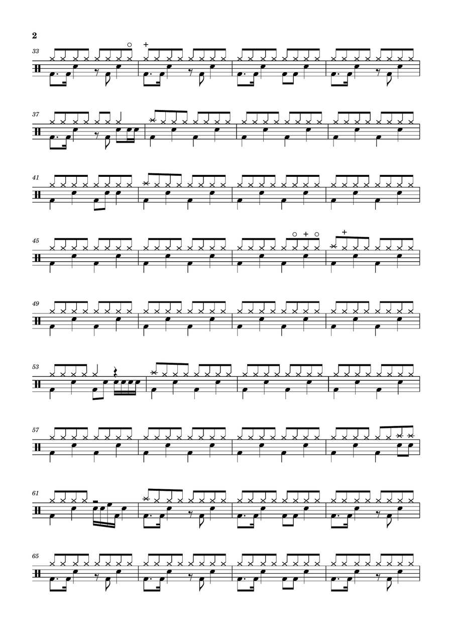 Dressed For Success Dressed For Success Drum Set scores gallery preview page 2