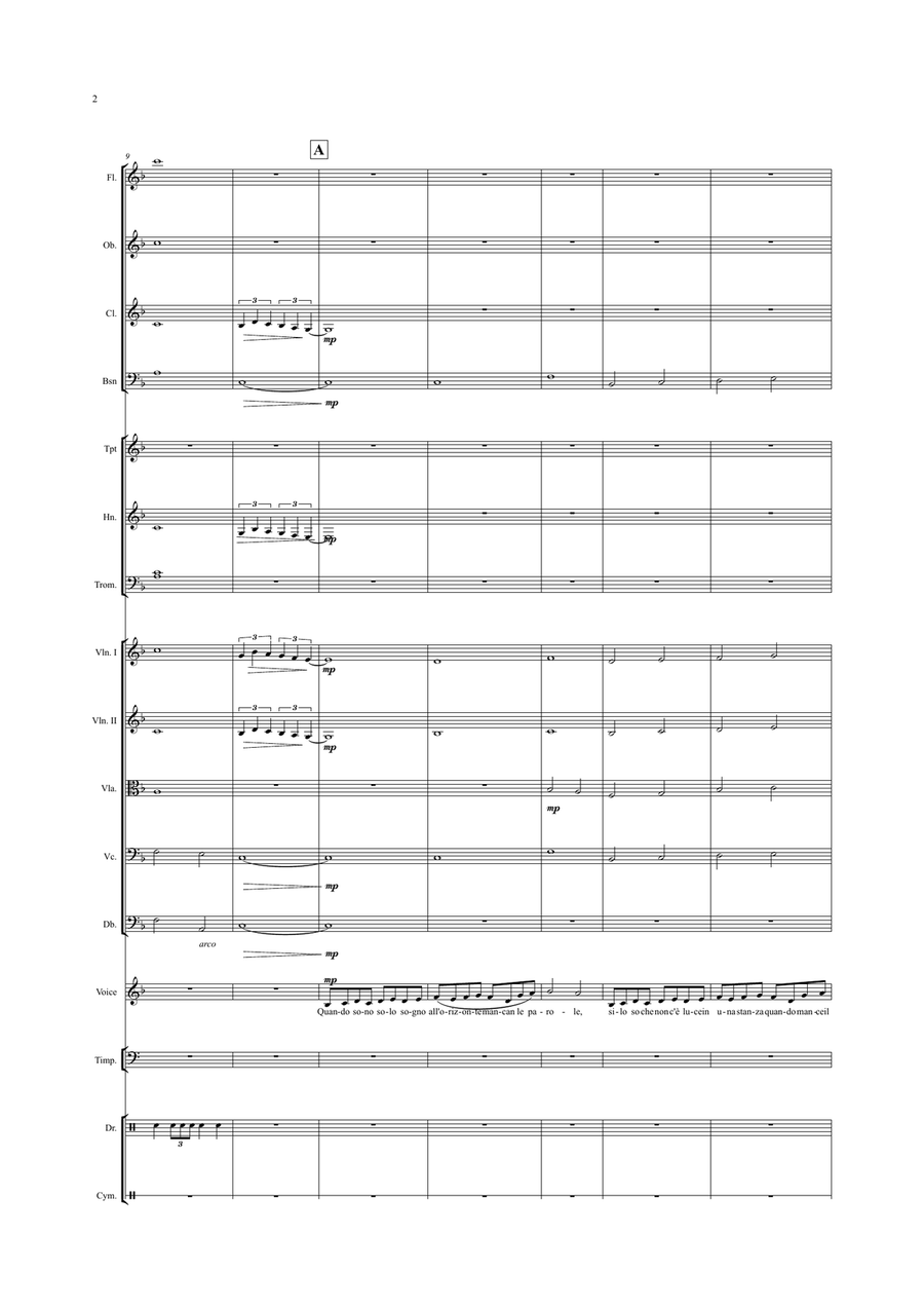 Con Te Partiro (Time To Say Goodbye) Chamber Orchestra scores gallery preview page 2
