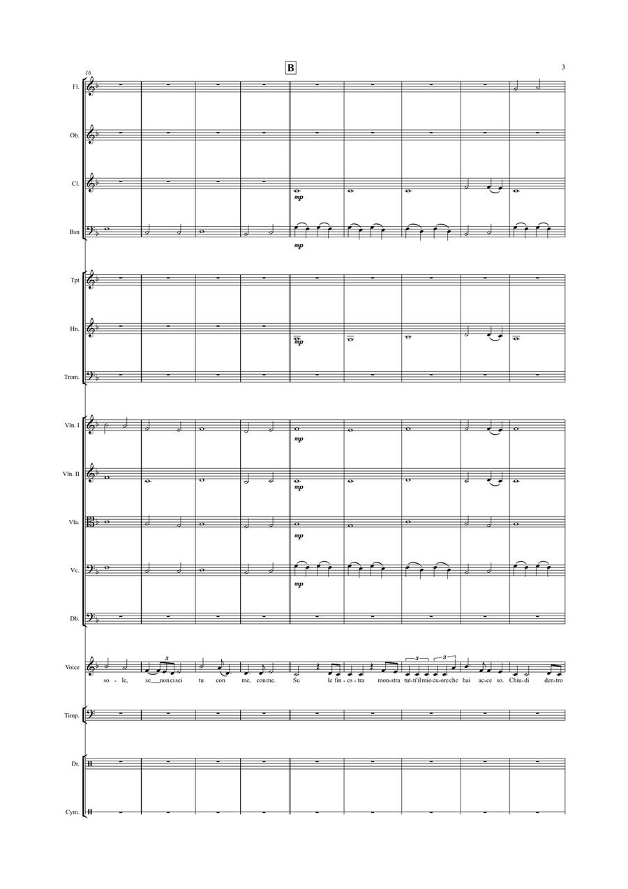 Con Te Partiro (Time To Say Goodbye) Chamber Orchestra scores gallery preview page 3