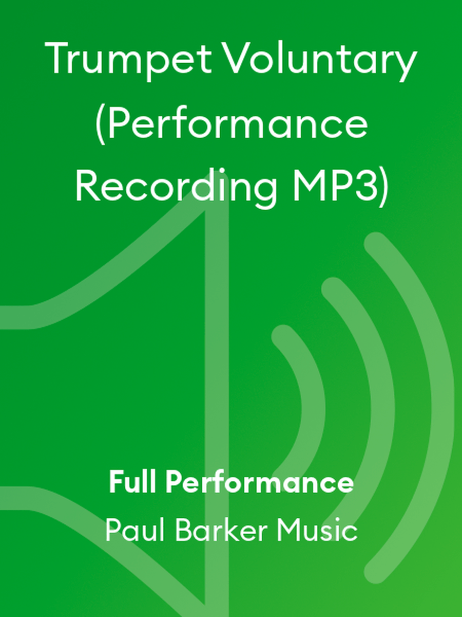 Trumpet Voluntary (Performance Recording MP3) Trumpet scores gallery preview page 1