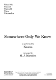 Somewhere Only We Know