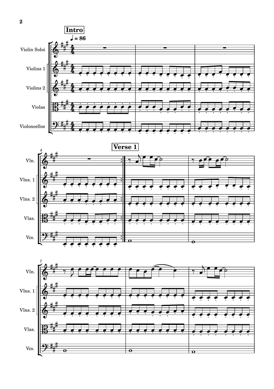 Somewhere Only We Know String Orchestra scores gallery preview page 2
