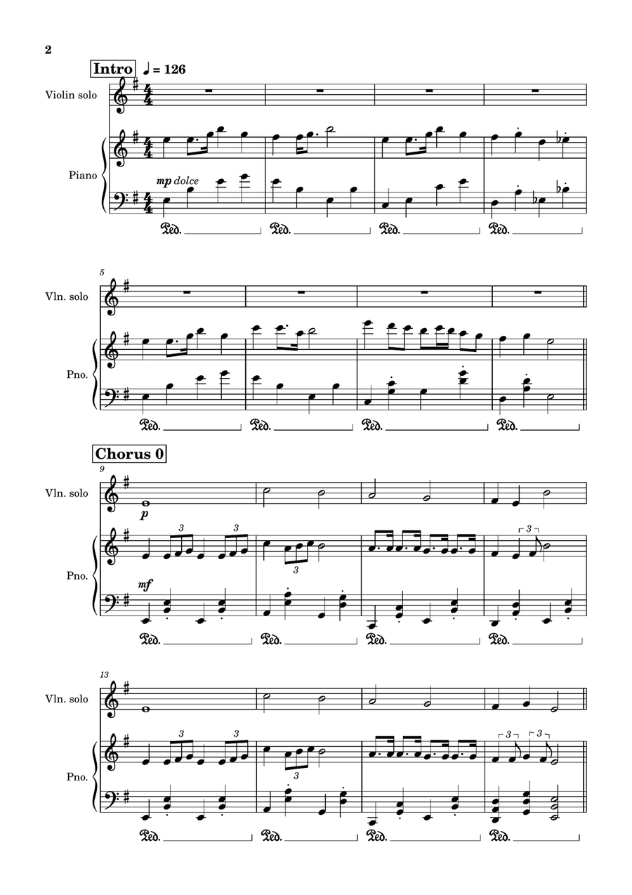 Queen Of Kings Violin Solo scores gallery preview page 2