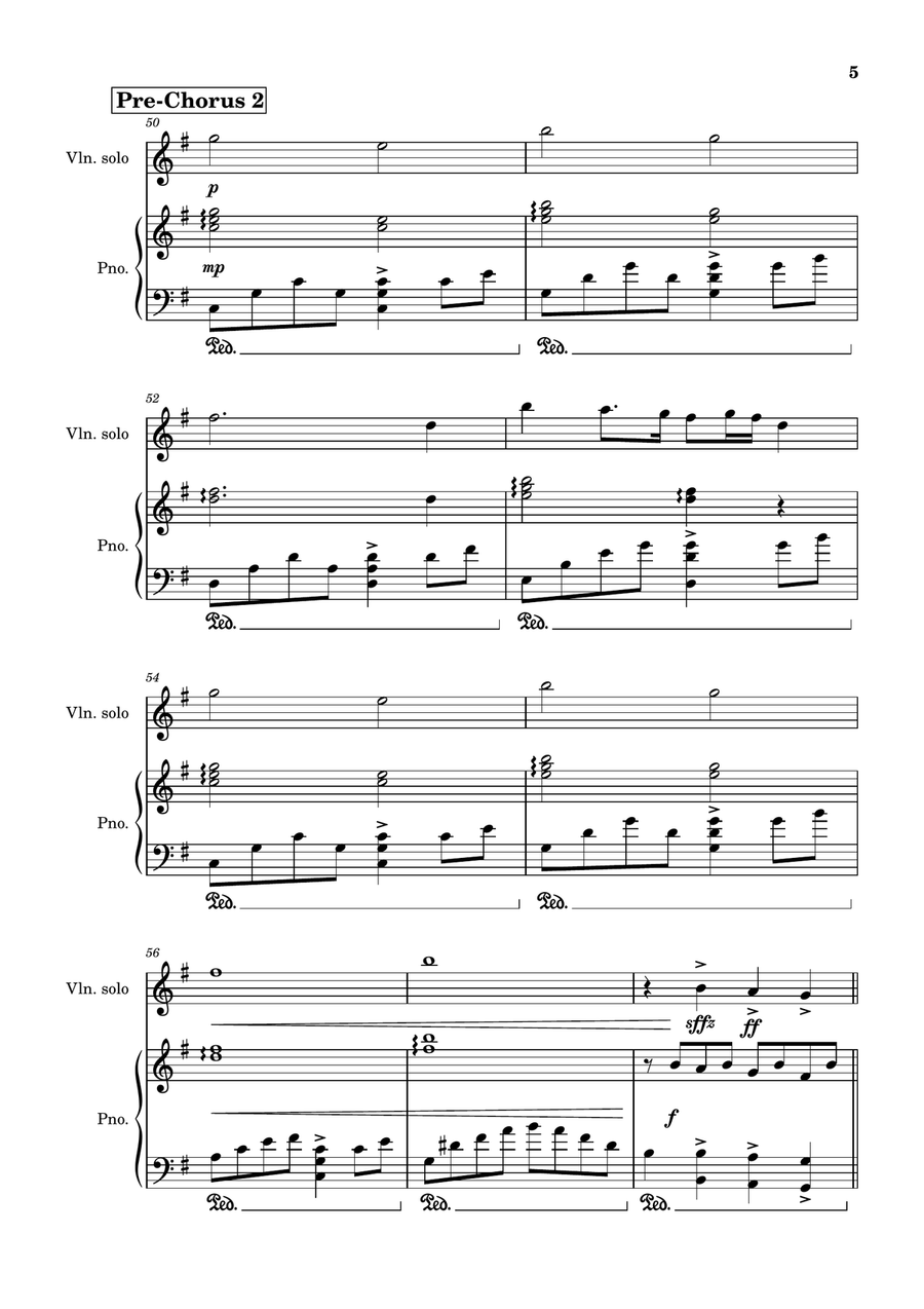 Queen Of Kings Violin Solo scores gallery preview page 5