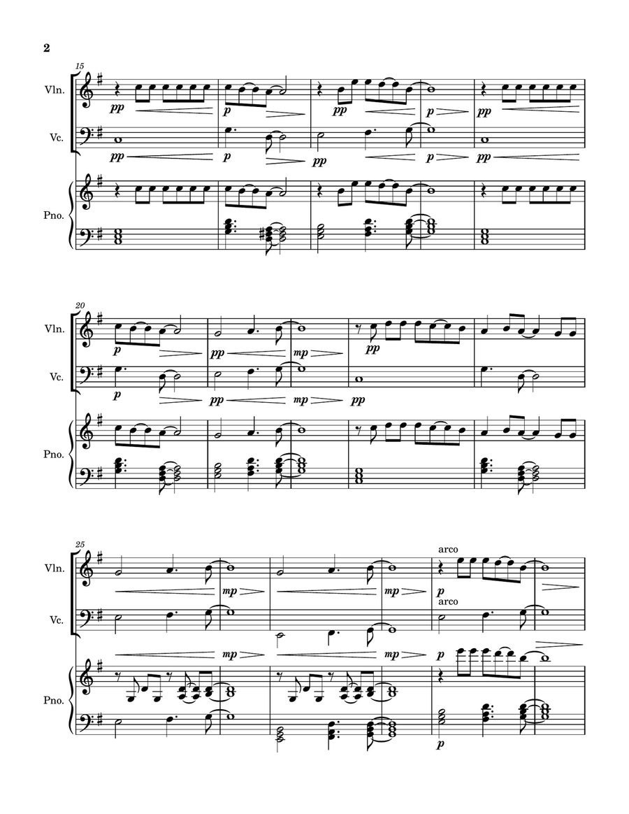 Shallow Shallow String Duet scores gallery preview page 2