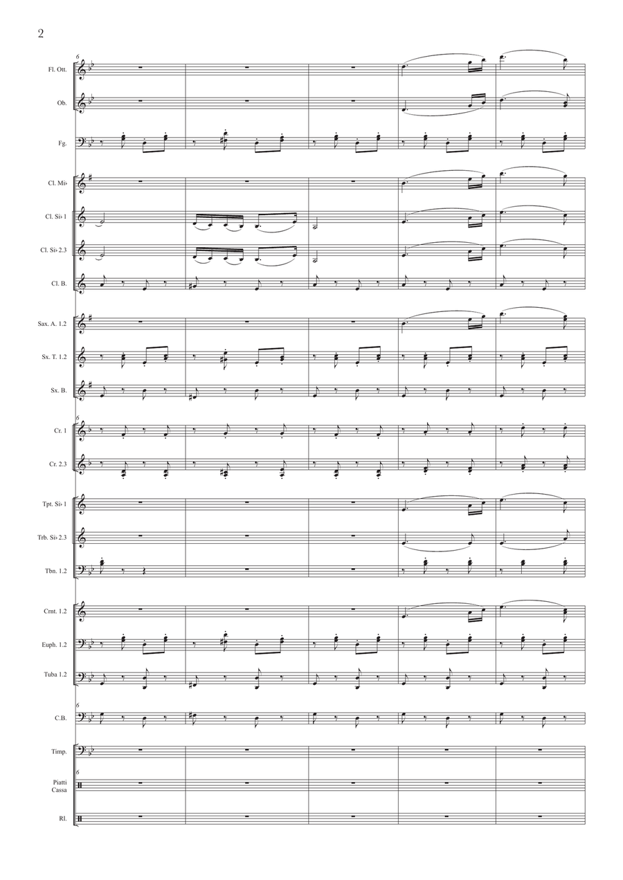 Danza Ungherese n° 5 (Hungarian Dance No 5) Concert Band scores gallery preview page 5