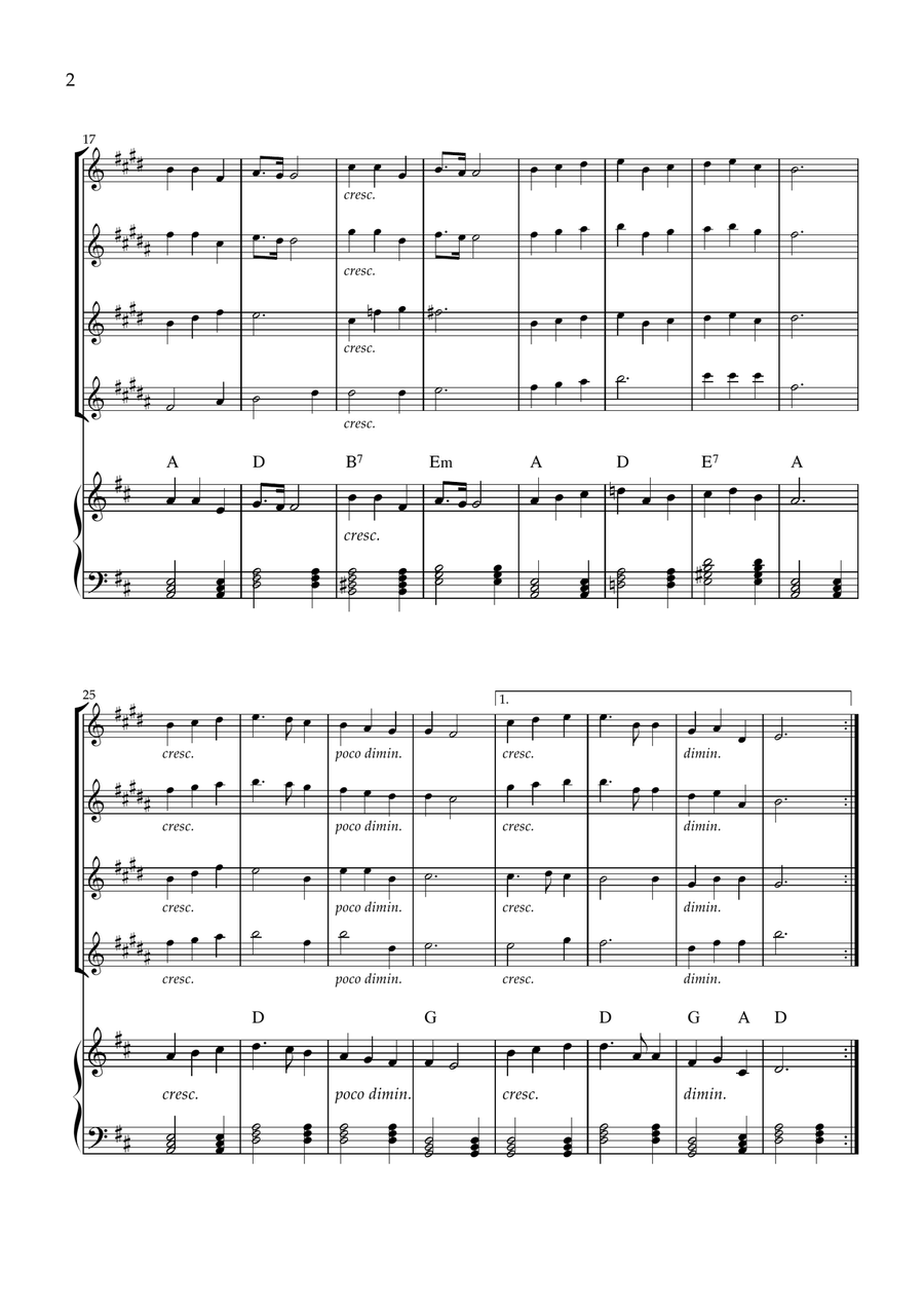 Great Is Thy Faithfulness Small Ensemble scores gallery preview page 2