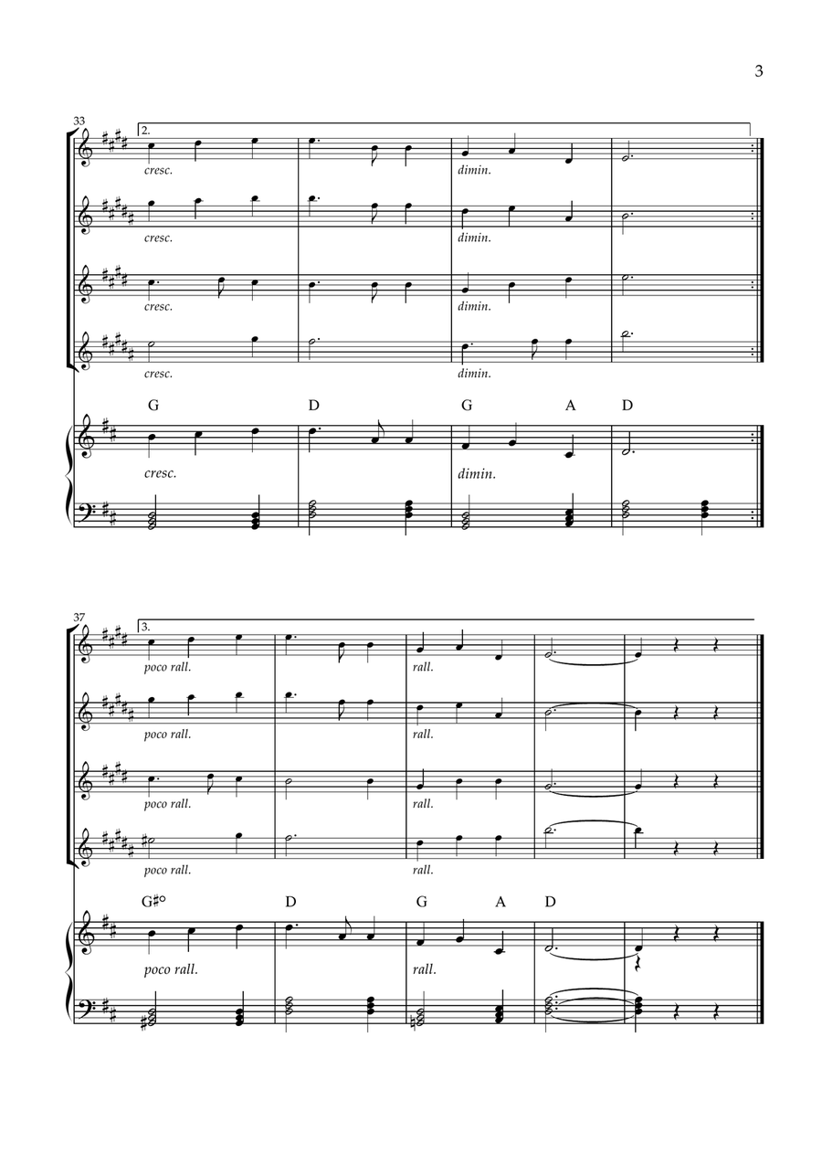 Great Is Thy Faithfulness Small Ensemble scores gallery preview page 3