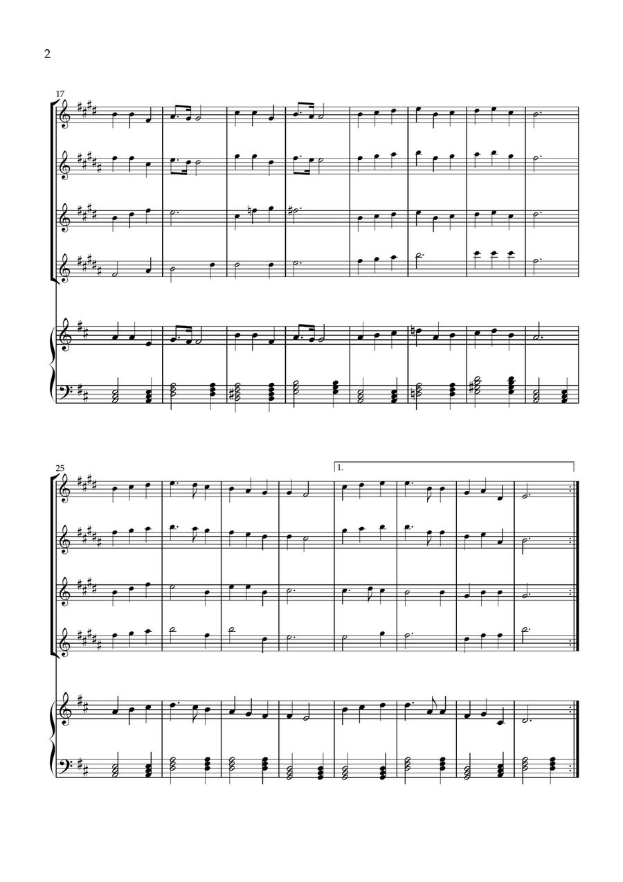 Great Is Thy Faithfulness Small Ensemble scores gallery preview page 2