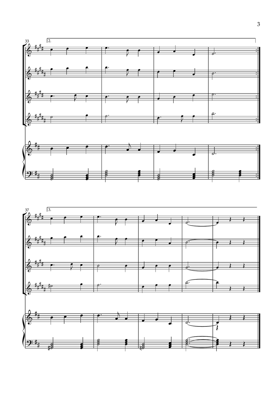 Great Is Thy Faithfulness Small Ensemble scores gallery preview page 3
