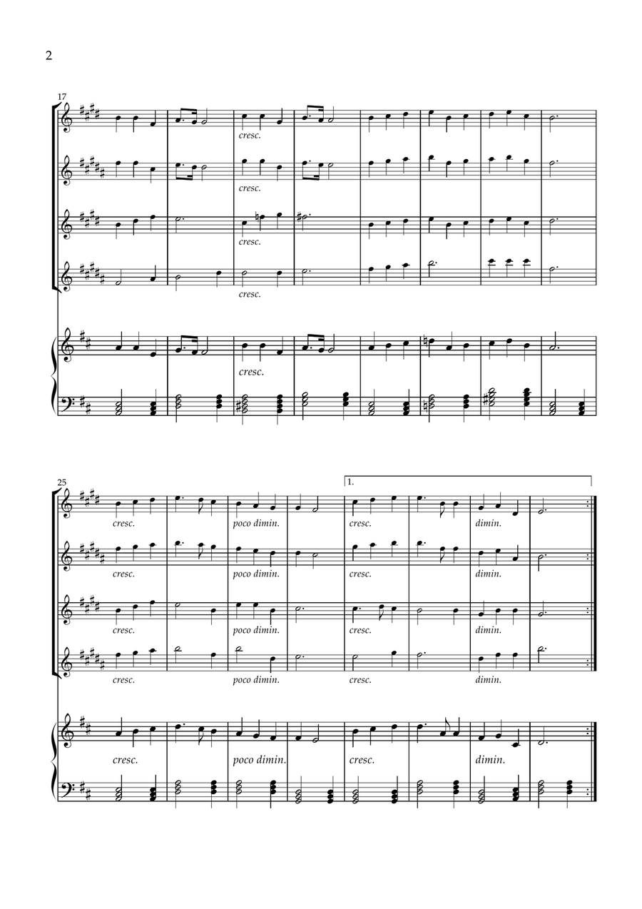 Great Is Thy Faithfulness Small Ensemble scores gallery preview page 2
