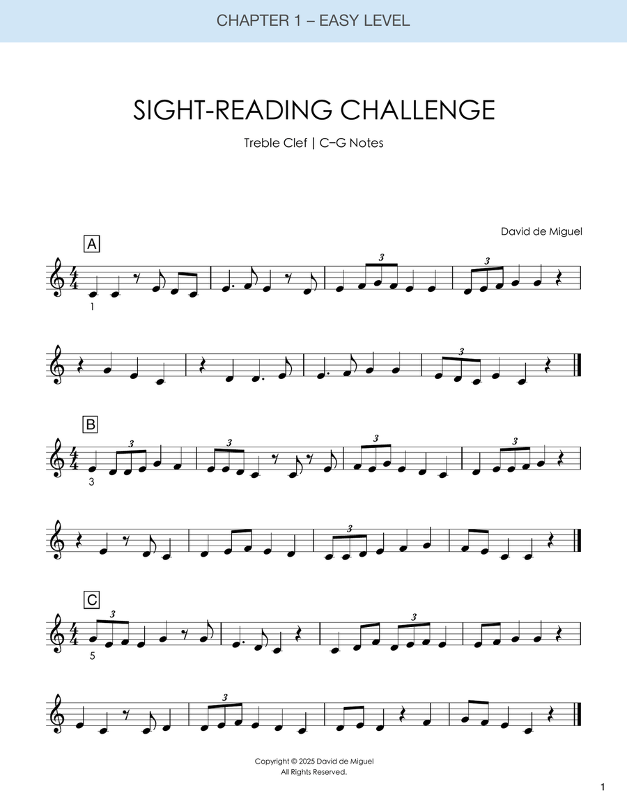 Sight-Reading Challenge For Pianists Volume 4 Piano Method scores gallery preview page 5