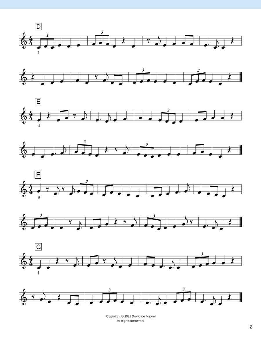 Sight-Reading Challenge For Pianists Volume 4 Piano Method scores gallery preview page 6