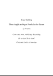 Three Anglican Organ Postludes for Easter