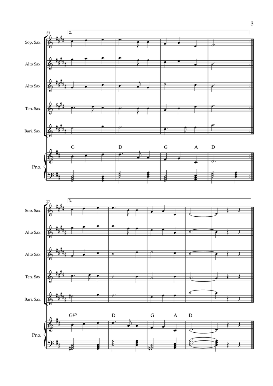 Great Is Thy Faithfulness Small Ensemble scores gallery preview page 3