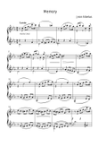 Memory - Jean Sibelius