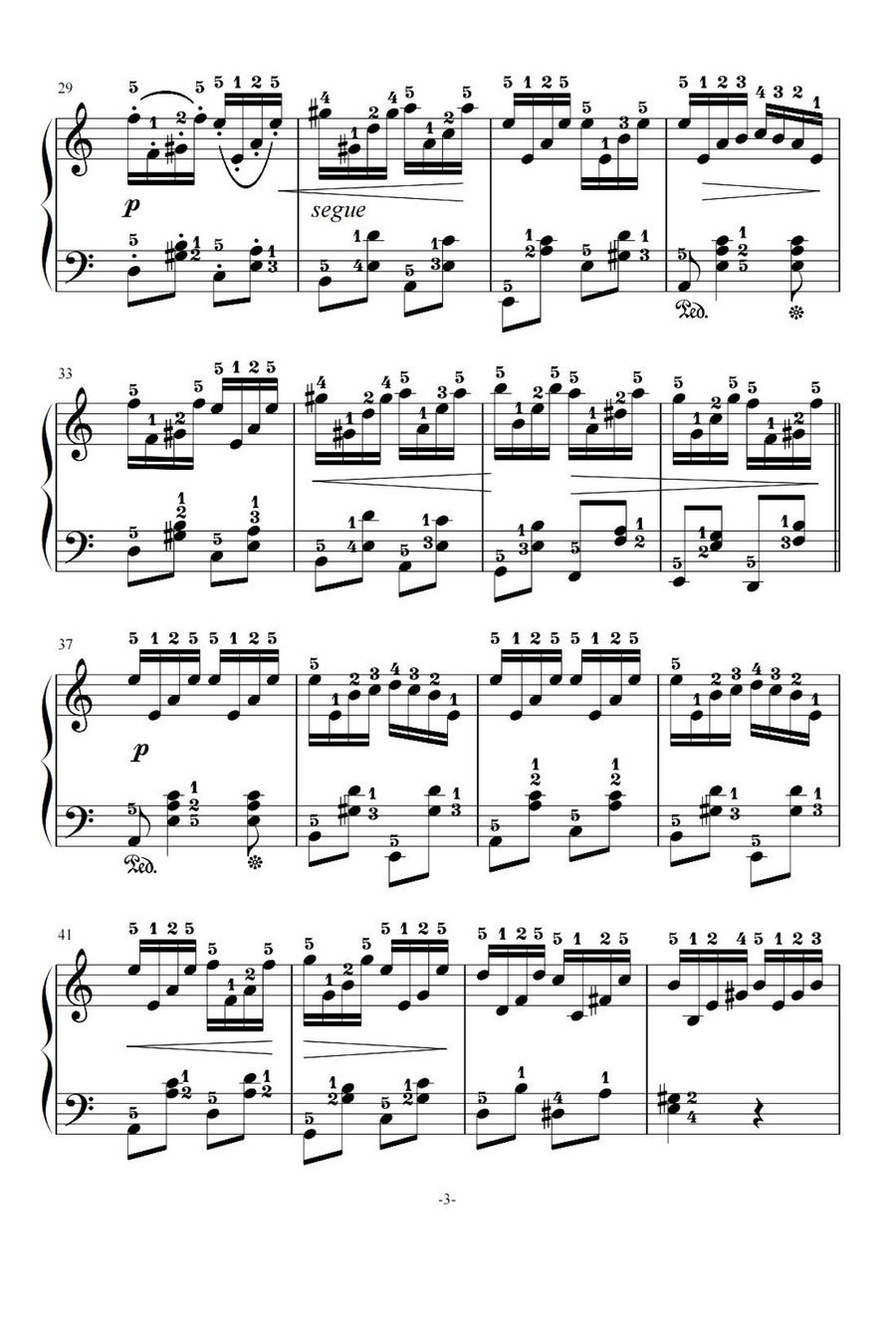 Etude Op.76. No.2 - Jean Sibelius Piano Method scores gallery preview page 3
