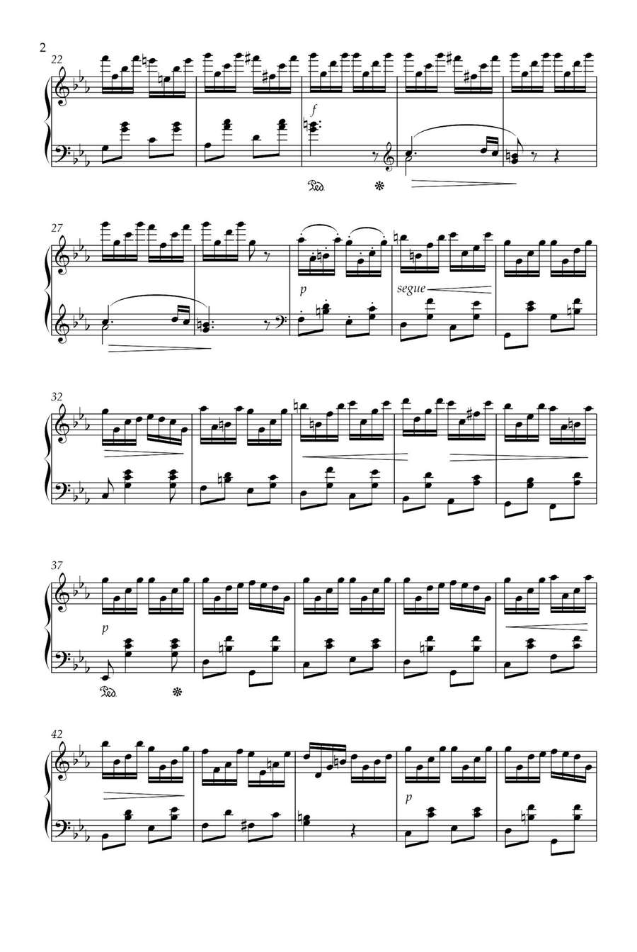 Etude Op.76. No.2 - Jean Sibelius Piano Method scores gallery preview page 2