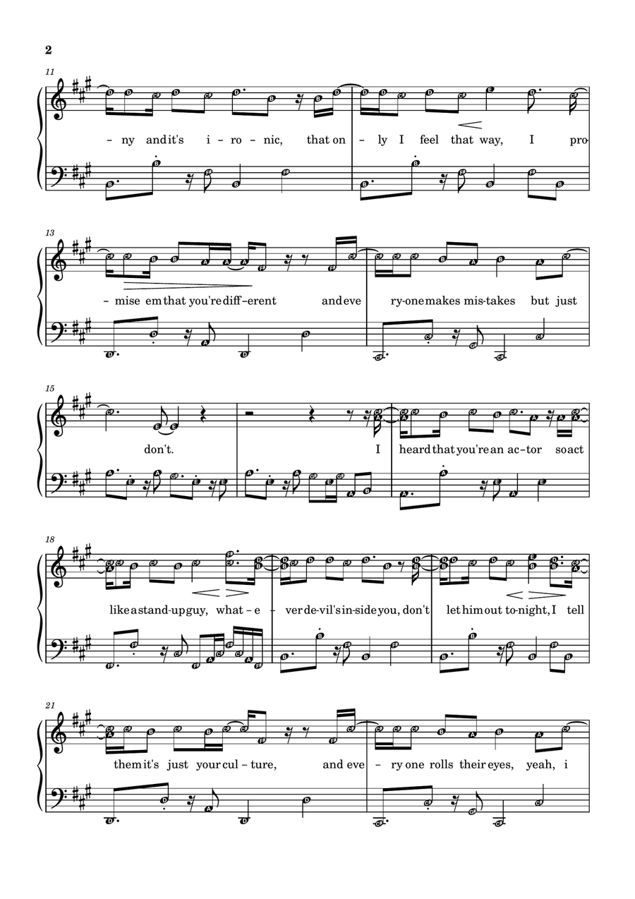 Please Please Please Please Please Please Piano Solo scores gallery preview page 2