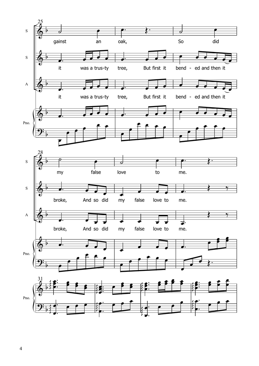 The Water is Wide SSA scores gallery preview page 4