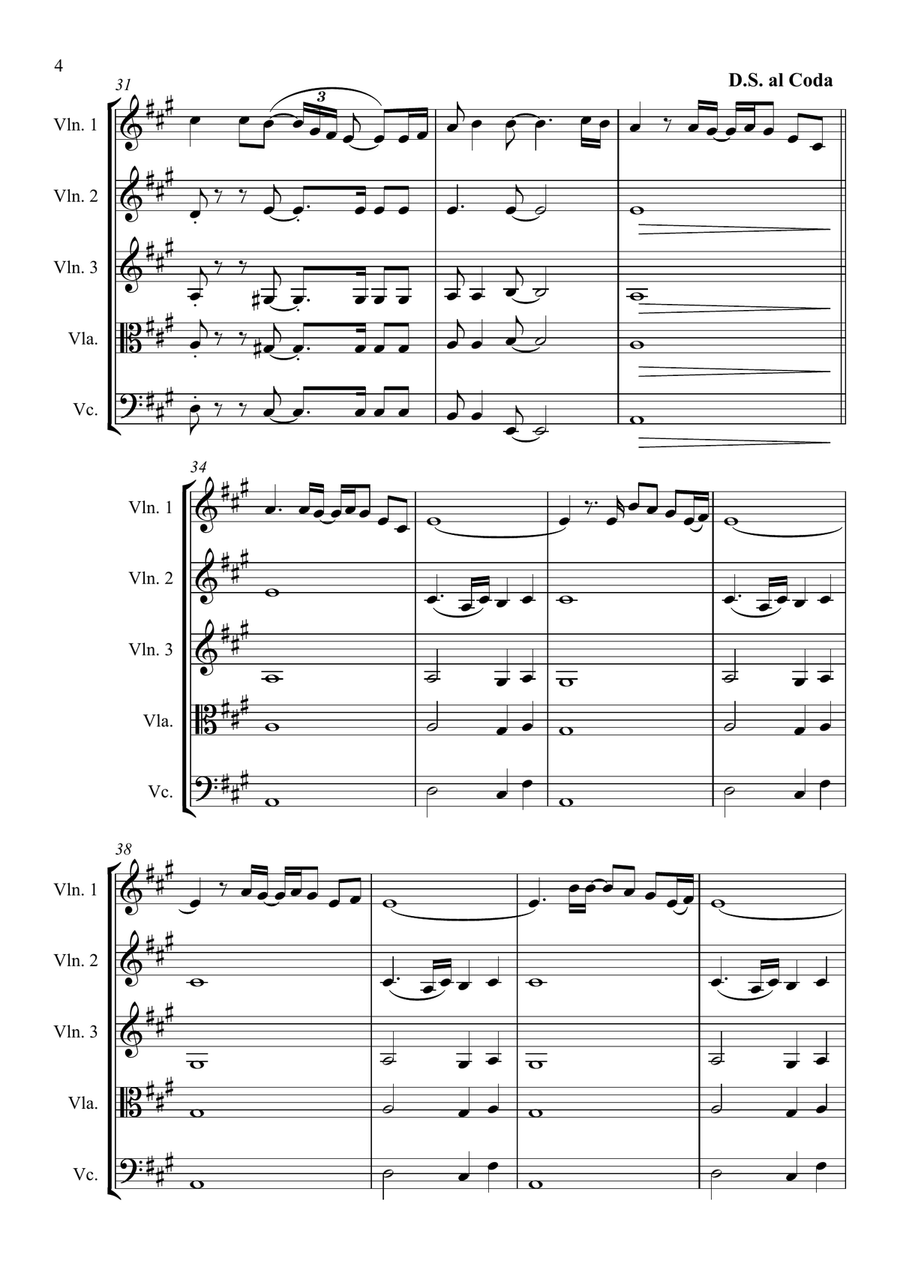 The Closer I Get To You The Closer I Get To You String Quartet scores gallery preview page 4