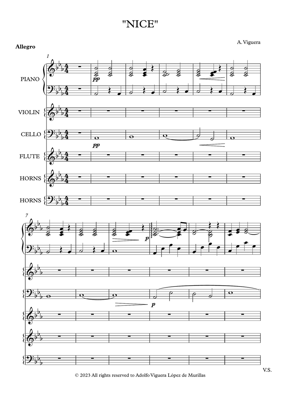 Nice Nice Small Ensemble scores gallery preview page 1