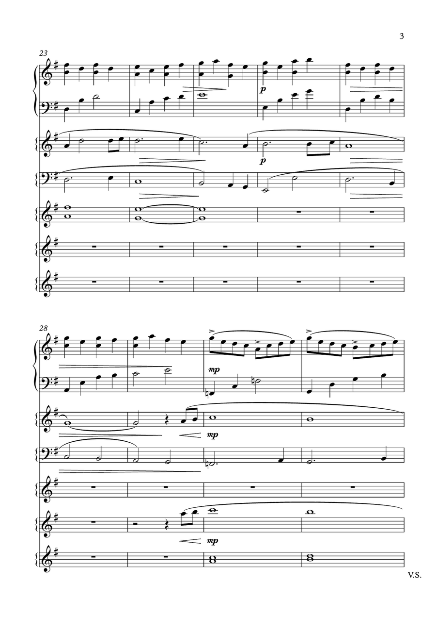 Jellyfish Dance Jellyfish Dance Small Ensemble scores gallery preview page 3