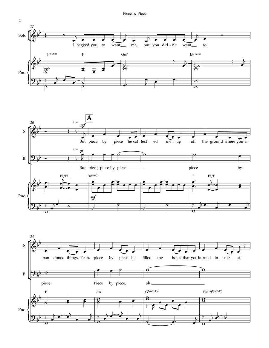 Piece By Piece 3-Part scores gallery preview page 2