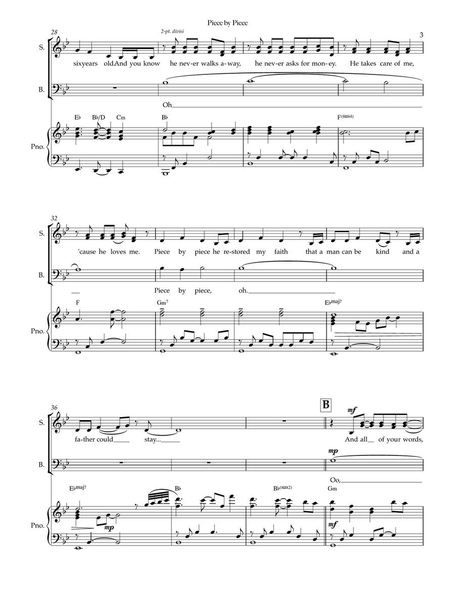 Piece By Piece 3-Part scores gallery preview page 3