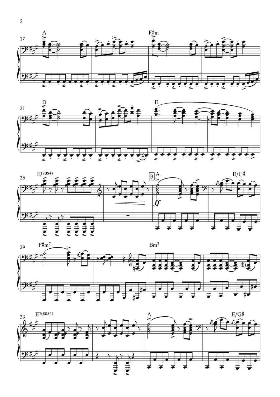 Y.m.c.a. Y.m.c.a. Piano Solo scores gallery preview page 2