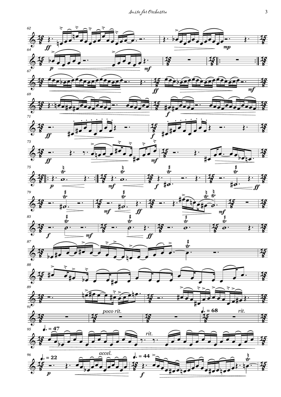 Suite For Orchestra Mv. 5 Full Orchestra scores gallery preview page 6