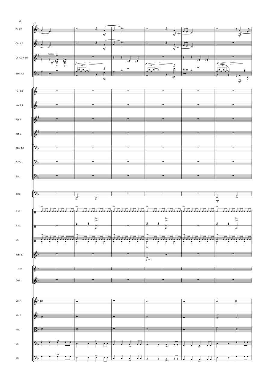 The Good, The Bad And The Ugly (Main Title) Full Orchestra scores gallery preview page 5