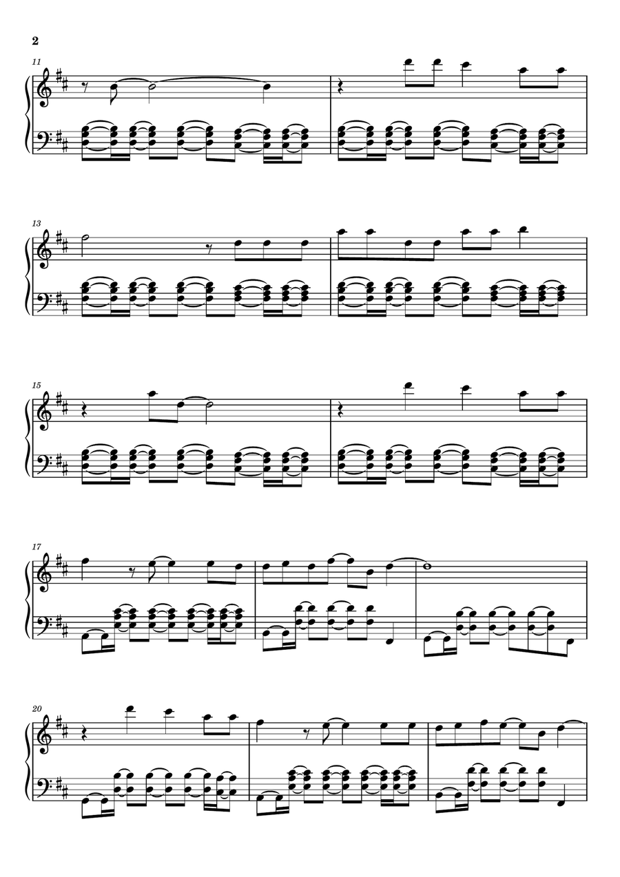 Don't You Worry Child Don't You Worry Child Piano Solo scores gallery preview page 2