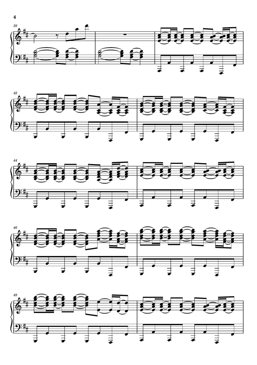 Don't You Worry Child Don't You Worry Child Piano Solo scores gallery preview page 4