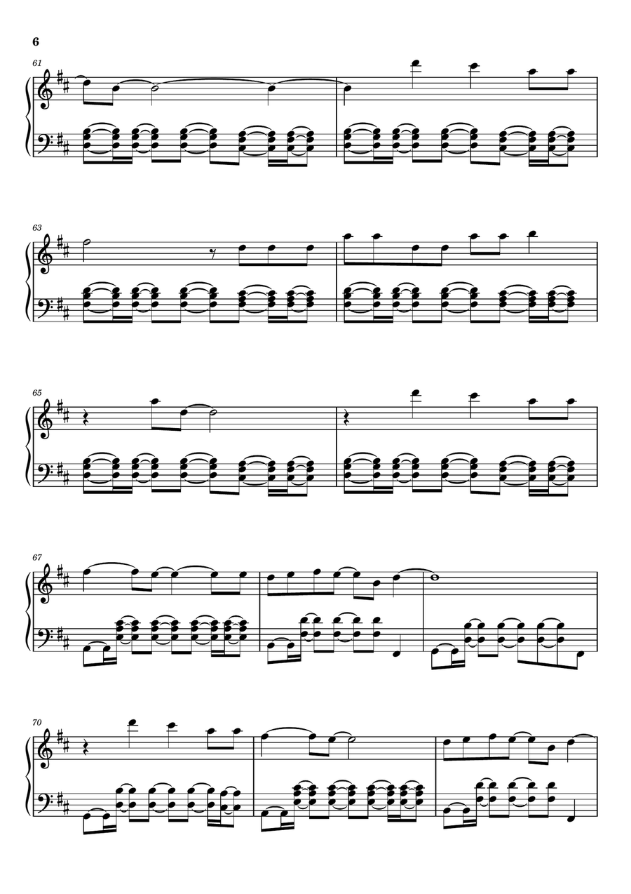 Don't You Worry Child Don't You Worry Child Piano Solo scores gallery preview page 6