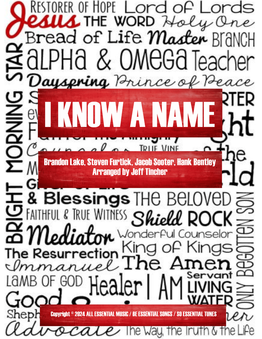 I Know A Name I Know A Name Piano, Vocal scores gallery preview page 1