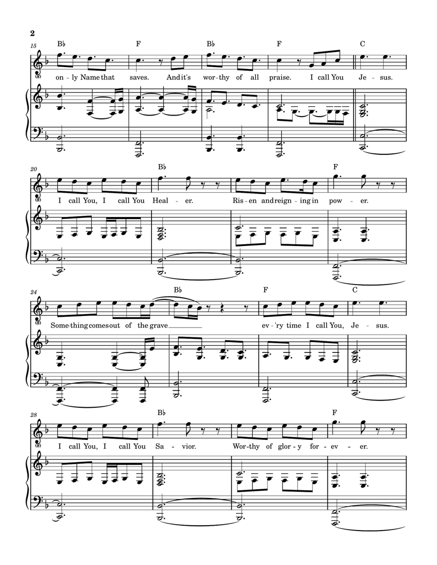 I Know A Name I Know A Name Piano, Vocal scores gallery preview page 3